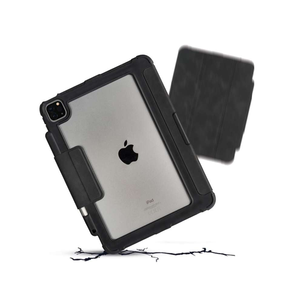 Gecko Covers Rugged Hoes - Geschikt voor Apple iPad Pro 2021 - 11 inch - Zwart