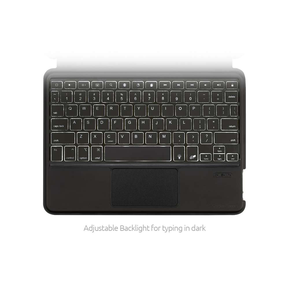 Gecko Covers Hoes met Toetsenbord - Geschikt voor iPad Pro 2021 - 12.9 inch