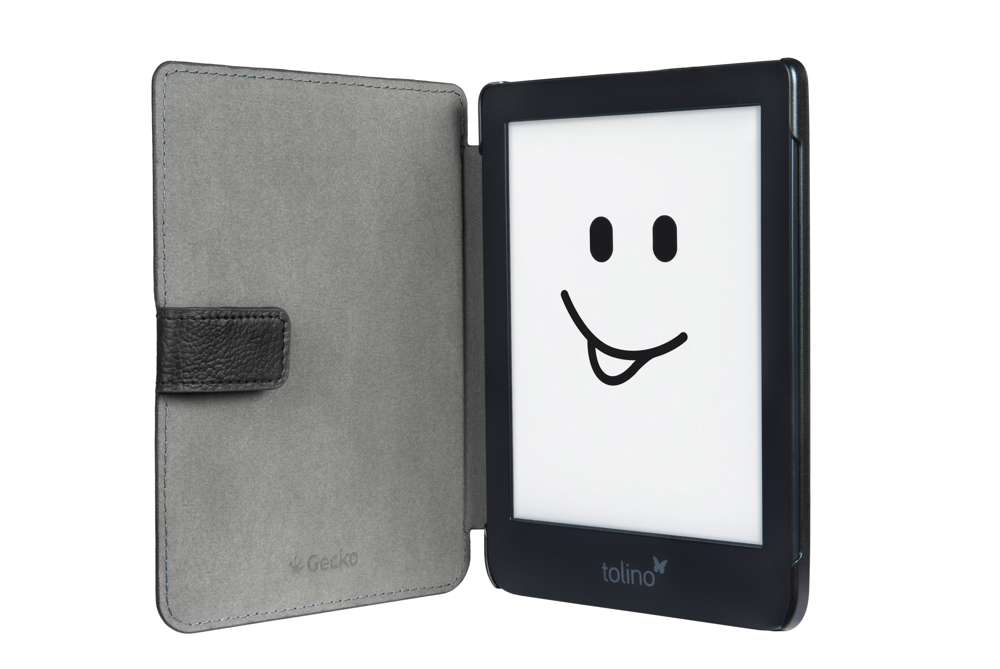 Gecko Covers E-Reader Slimfit Hoes - Geschikt voor Tolino Shine 3 - Zwart
