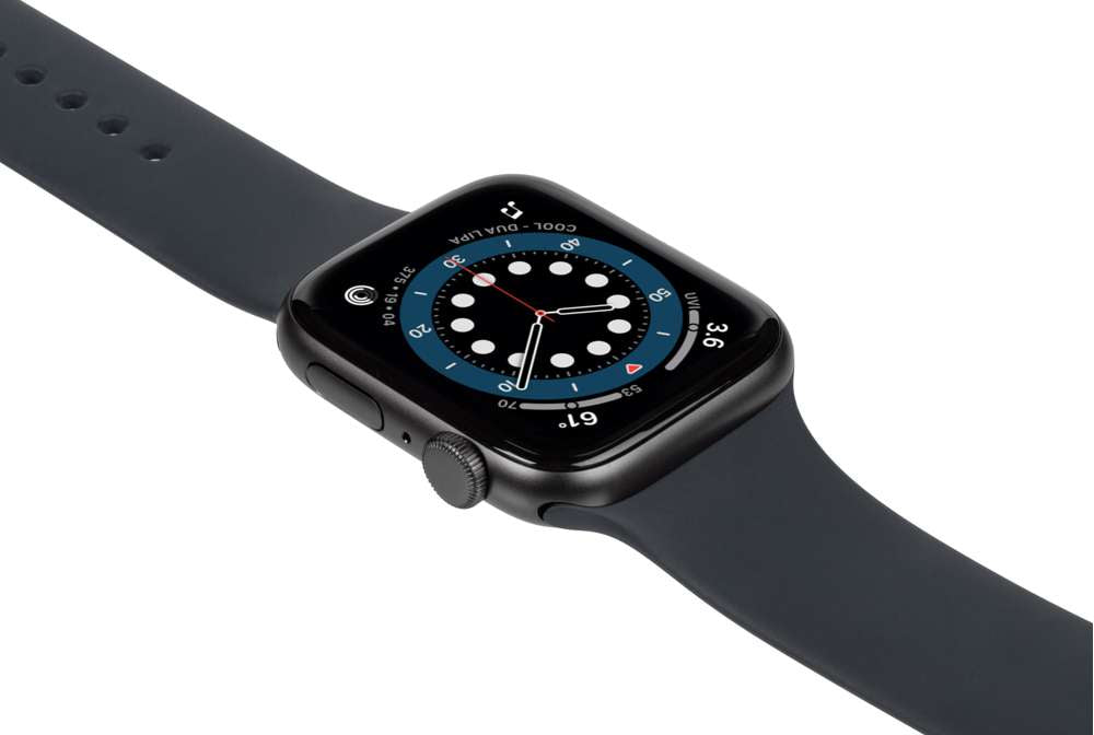 Gecko Covers Full Body Hoesje - Geschikt voor Apple Watch Serie 4/5/6/SE - Transparant