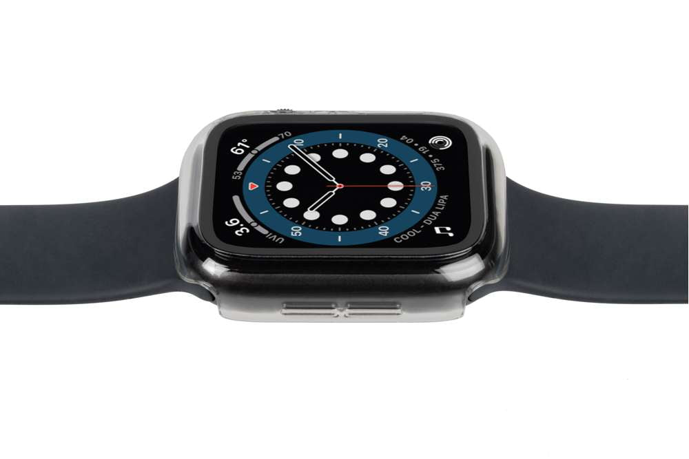 Gecko Covers Full Body Hoesje - Geschikt voor Apple Watch Serie 4/5/6/SE - Transparant