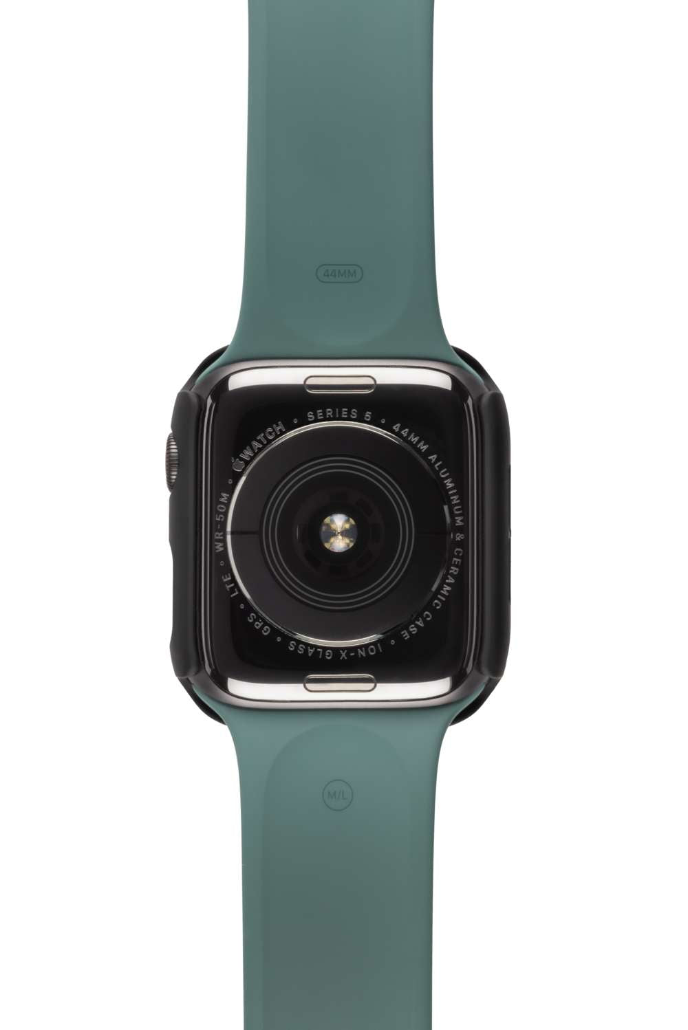 Gecko Covers Full Body Hoesje - Geschikt voor Apple Watch Serie 4/5/6/SE - Zwart