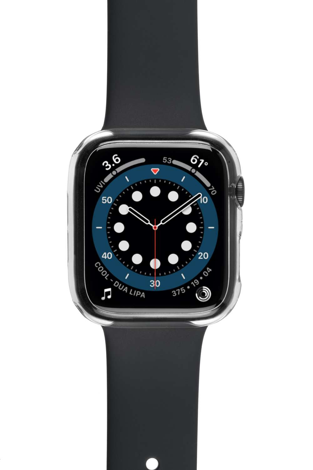 Gecko Covers Full Body Hoesje - Geschikt voor Apple Watch Serie 4/5/6/SE - Transparant