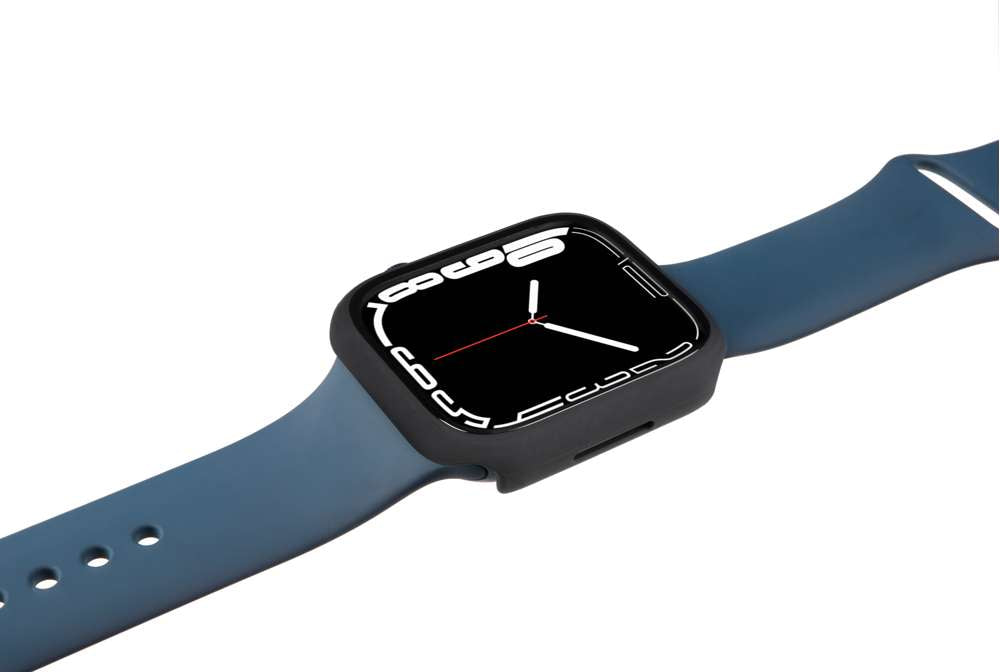 Gecko Covers Full Body Hoesje - Geschikt voor Apple Watch Serie 7 - Zwart
