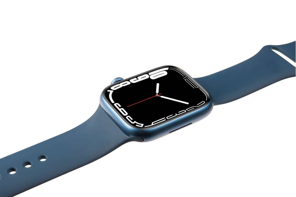 Gecko Covers Full Body Hoesje - Geschikt voor Apple Watch Serie 7 - Zwart