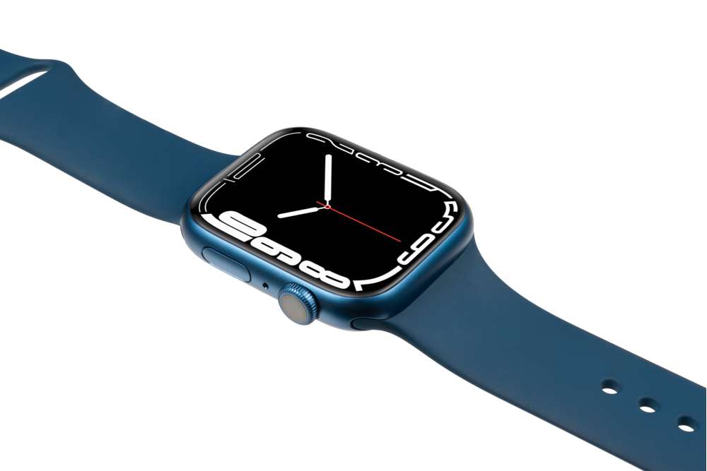 Gecko Covers Full Body Hoesje - Geschikt voor Apple Watch Serie 7 - Zwart