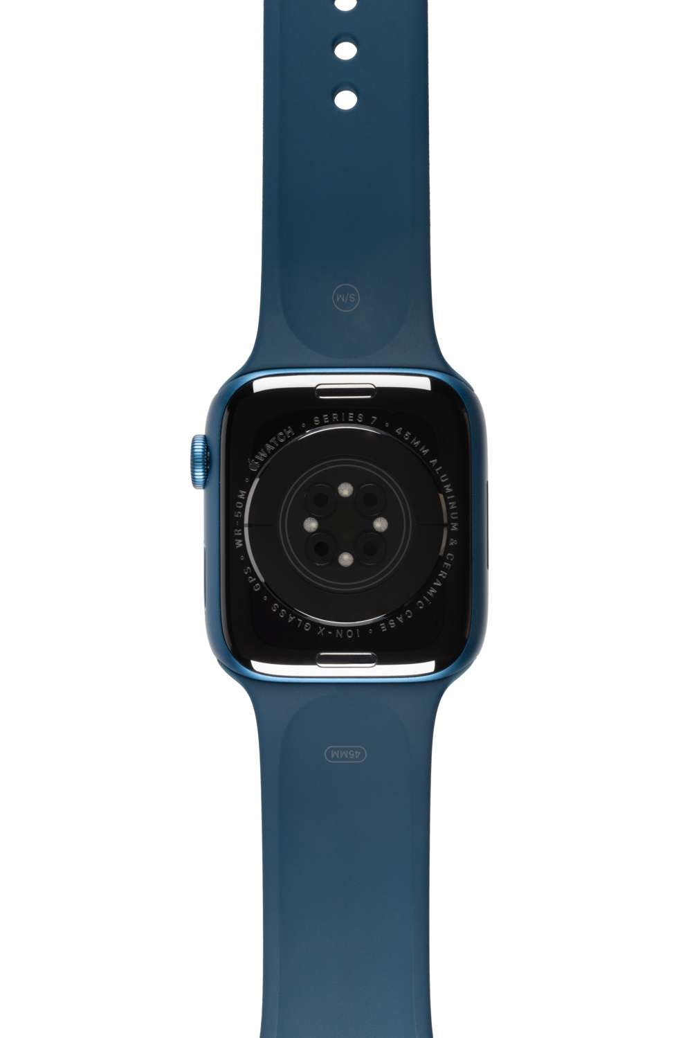 Gecko Covers Full Body Hoesje - Geschikt voor Apple Watch Serie 7 - Zwart