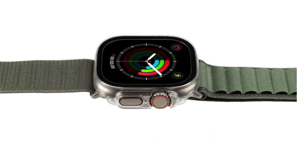 Gecko Covers Full Body Hoesje - Geschikt voor Apple Watch Ultra Case - Transparant