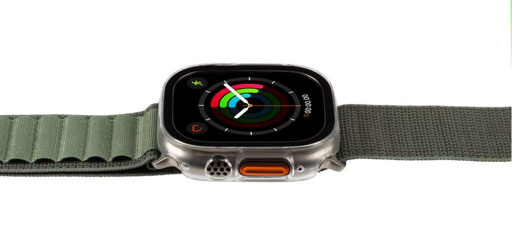 Gecko Covers Full Body Hoesje - Geschikt voor Apple Watch Ultra Case - Transparant