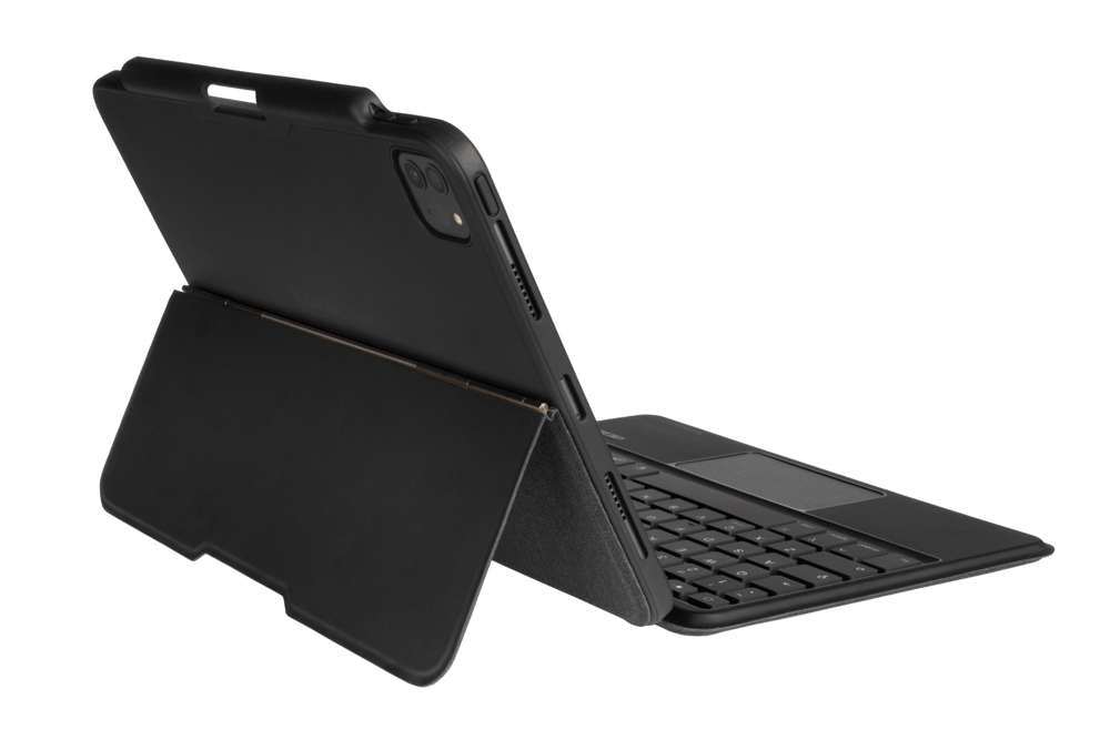 Gecko Covers Hoes met Toetsenbord - Geschikt voor iPad Pro 2021 - 11 inch - Donkergrijs