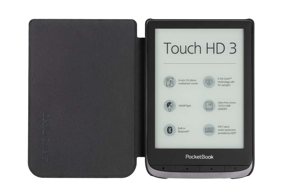 Gecko Covers EasyClick E-Reader Hoes - Geschikt voor PocketBook Touch HD 3 & Touch Lux 5 - Zwart