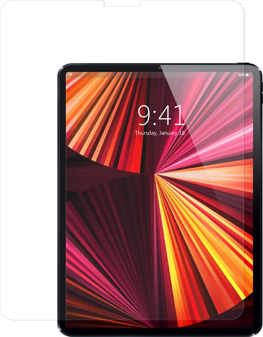 Gecko Covers Tempered Glass Protector - Geschikt voor iPad Pro 2018/2020/2021 - 12.9 inch - 1 stuk
