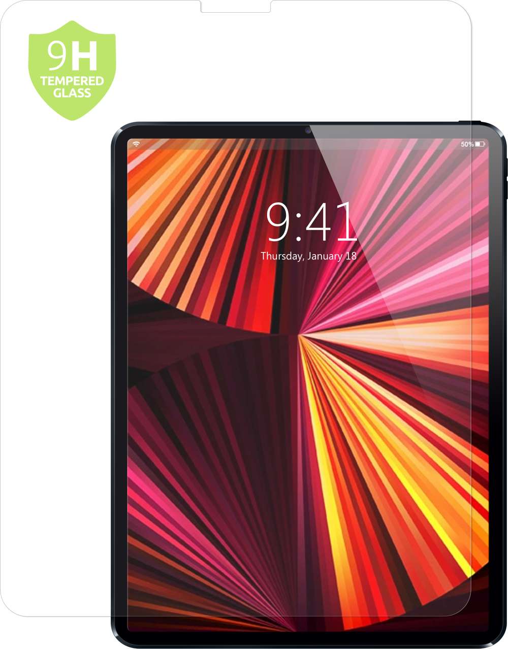 Gecko Covers Tempered Glass Protector - Geschikt voor iPad Pro 2018/2020/2021 - 12.9 inch - 1 stuk