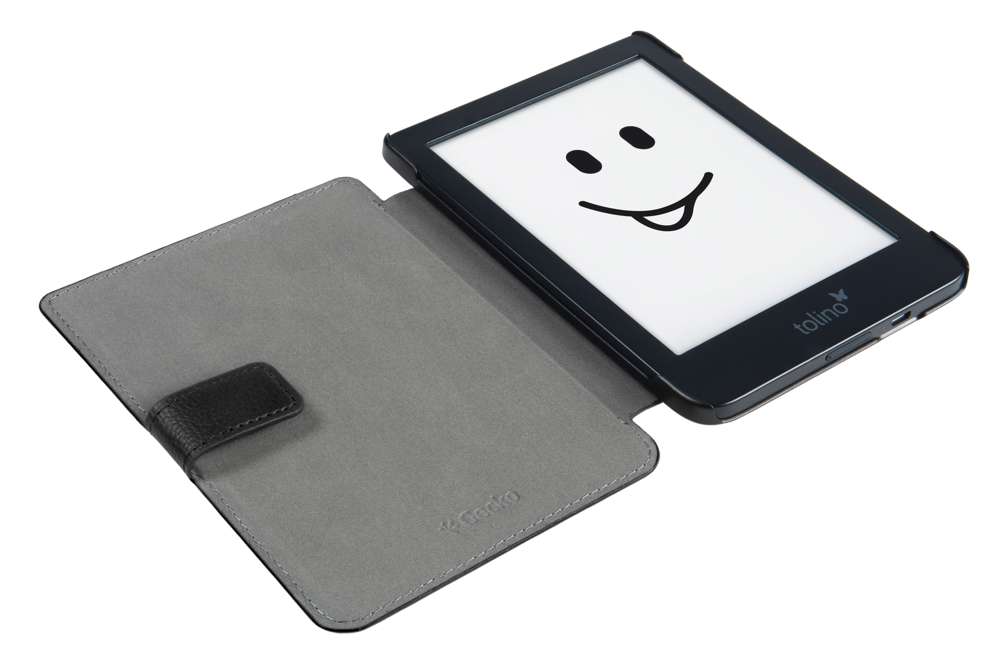 Gecko Covers E-Reader Slimfit Hoes - Geschikt voor Tolino Shine 3 - Zwart