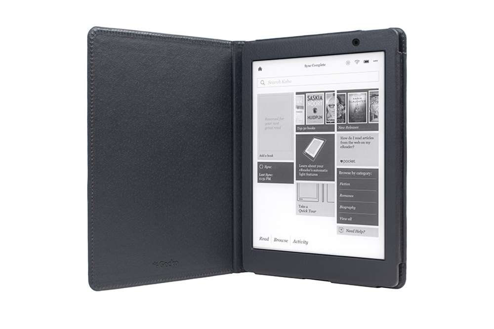 Gecko Covers Waterproof E-Reader Hoes - Geschikt voor Kobo Aura One - Zwart